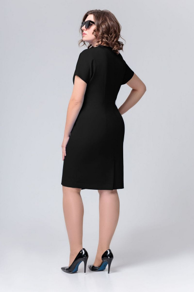 Платье EVA GRANT 143 черный - фото 3