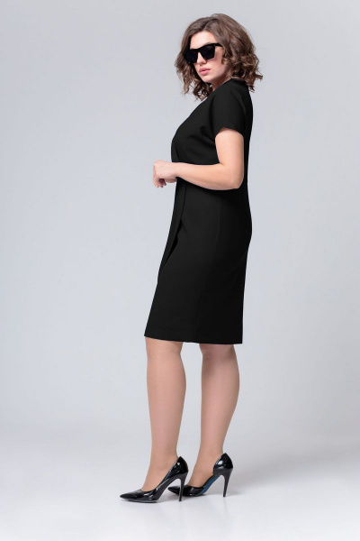 Платье EVA GRANT 143 черный - фото 2