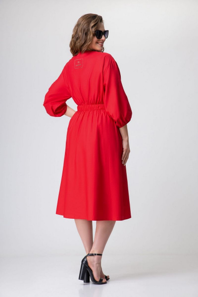 Платье EVA GRANT 157 красный - фото 5