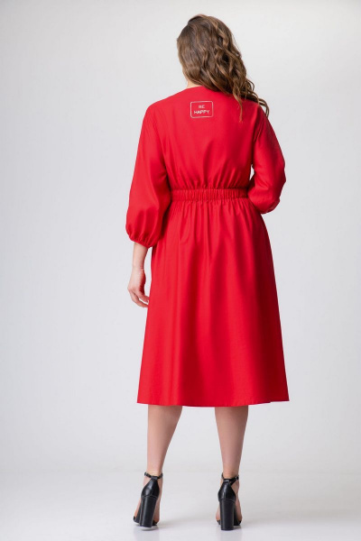 Платье EVA GRANT 157 красный - фото 4