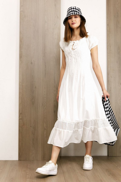 Платье Condra 4299 белый - фото 4