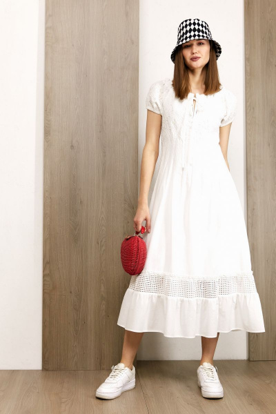 Платье Condra 4299 белый - фото 3