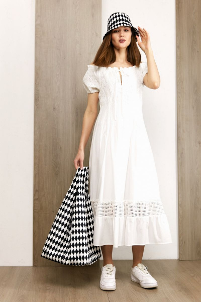 Платье Condra 4299 белый - фото 1