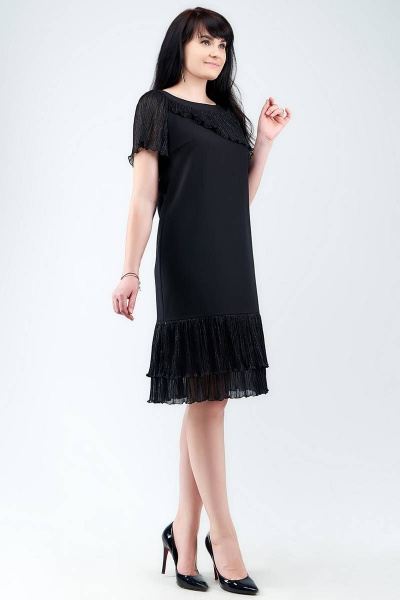 Платье La rouge 51802 черный - фото 2