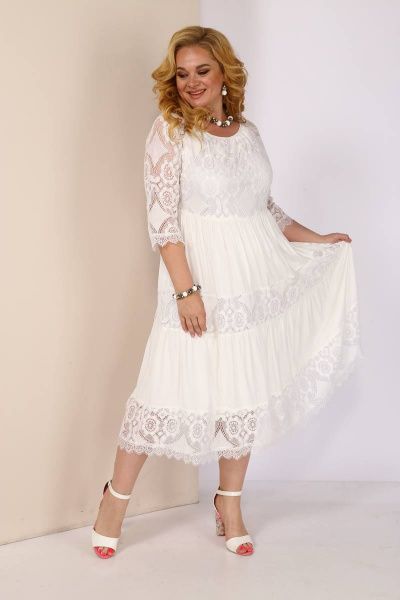 Платье Shetti 4021 белый - фото 3