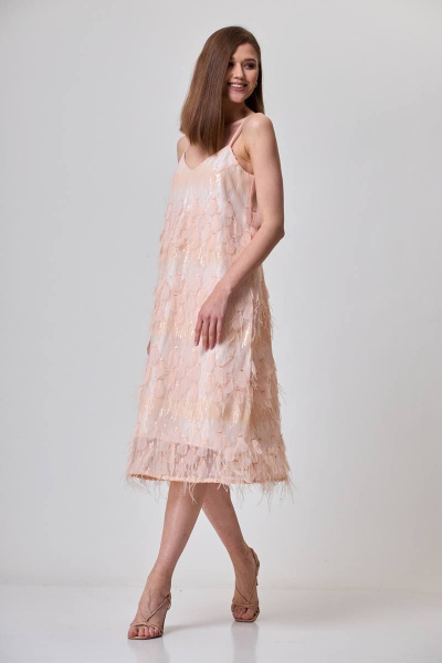 Платье Avenue Fashion 0111 королевский_розовый - фото 2
