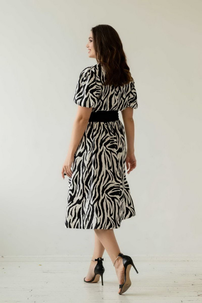 Платье Mislana 774 зебра - фото 3