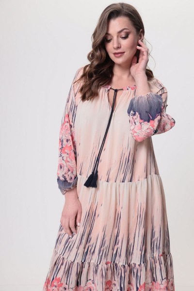 Платье ANASTASIA MAK 1025 розовый - фото 3