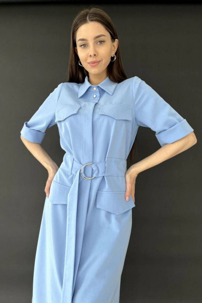 Платье Ivera 1087 голубой - фото 1