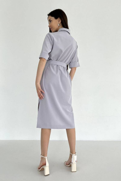 Платье Ivera 1087 св. серый - фото 3