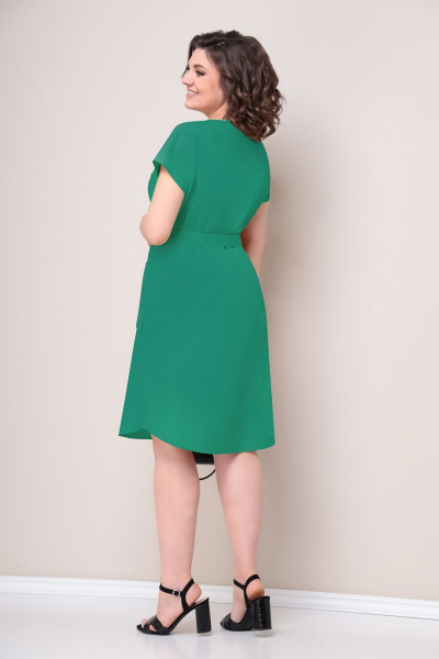 Платье VOLNA 1246 ярко-зеленый - фото 3