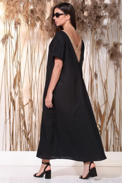Платье Faufilure С1160 черный - фото 5