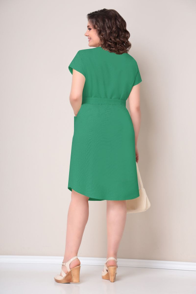 Платье VOLNA 1246 зеленый - фото 3