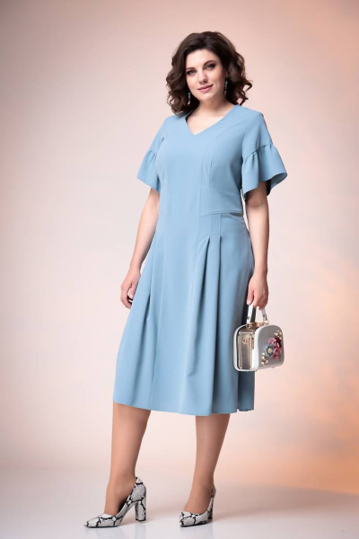 Платье Romanovich Style 1-2374 пыльно-голубой - фото 1