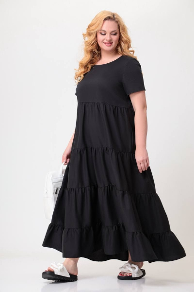 Платье Swallow 555 черный - фото 3