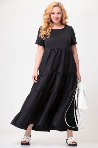 Платье Swallow 555 черный - фото 1