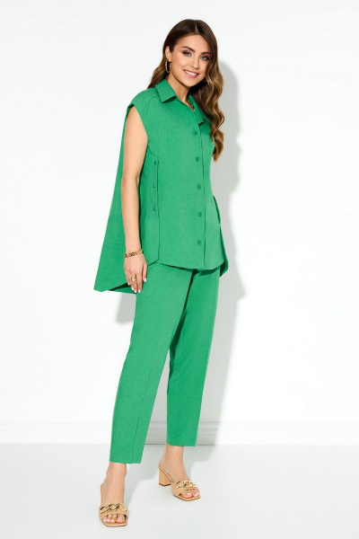 Блуза, брюки TEZA 3922 зеленый - фото 1