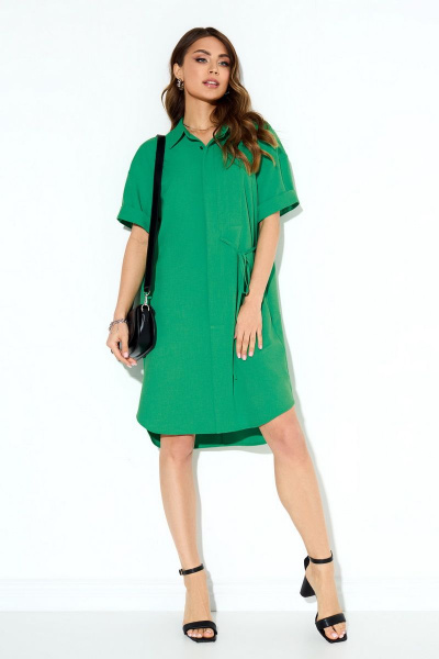 Платье TEZA 3924 зеленый - фото 3