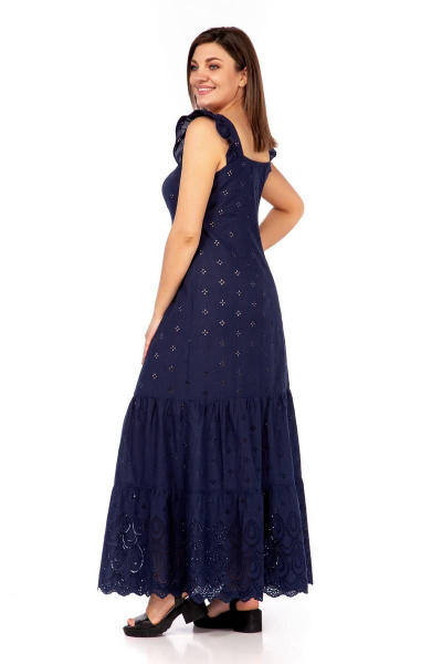 Платье LaKona 1451 синий - фото 2