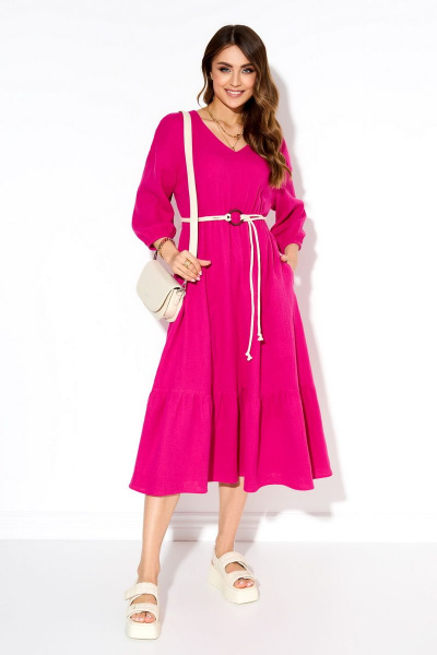 Платье TEZA 3932 розовый - фото 1