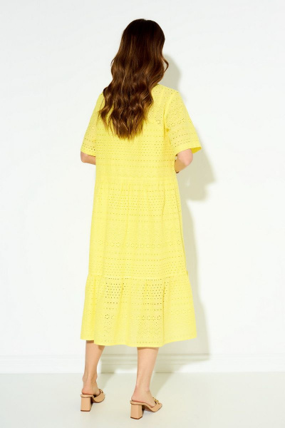 Платье TEZA 3934 желтый - фото 4