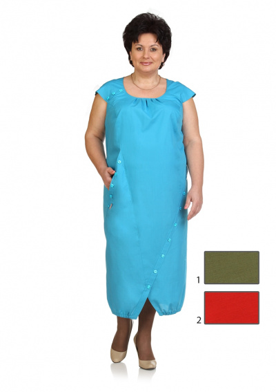 Платье Classic Moda 555 голубой - фото 1