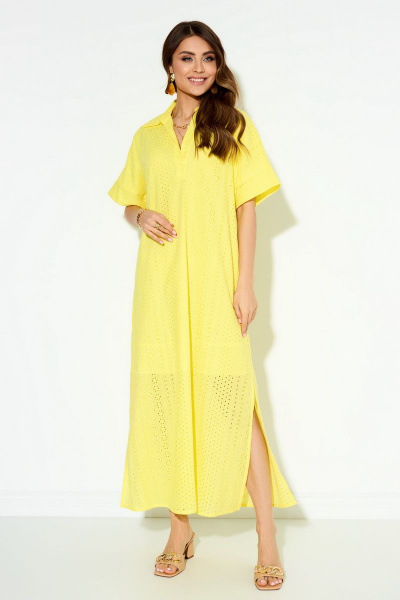 Платье TEZA 3937 желтый - фото 1
