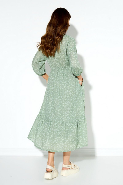 Платье TEZA 3951 зеленый - фото 4
