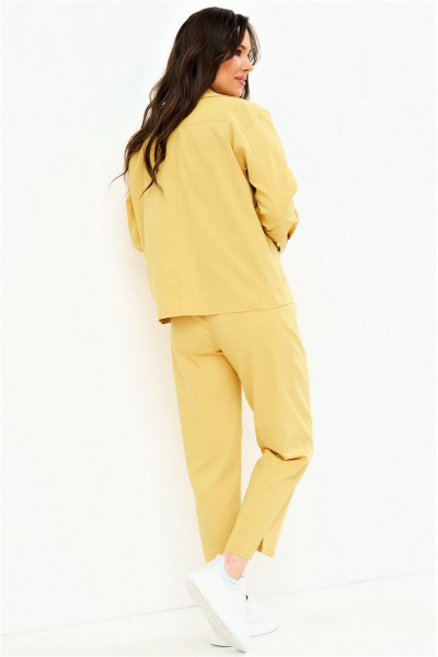 Блуза, брюки, жакет Магия моды 2105 желтый - фото 6