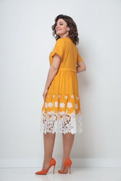 Платье Solomeya Lux 584 желтый - фото 6
