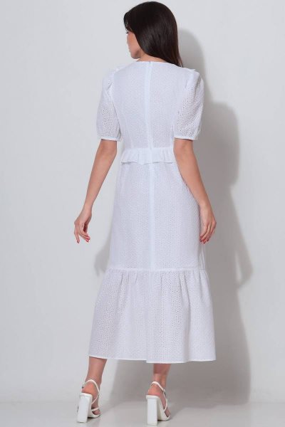 Платье LeNata 11283 белый - фото 2