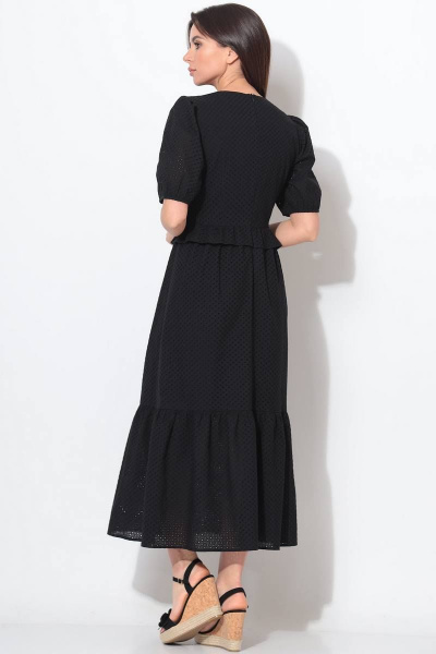 Платье LeNata 11283 черный - фото 3