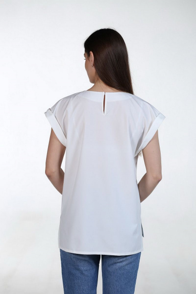 Блуза Atelero 1012 белый - фото 5