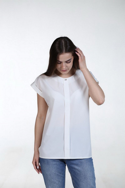 Блуза Atelero 1012 белый - фото 4