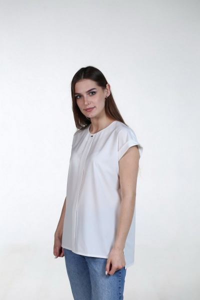 Блуза Atelero 1012 белый - фото 3