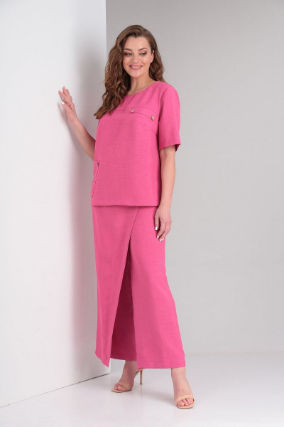 Блуза, брюки Djerza 910 розовый - фото 2