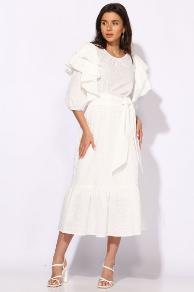Платье Faufilure С1262 белый - фото 3