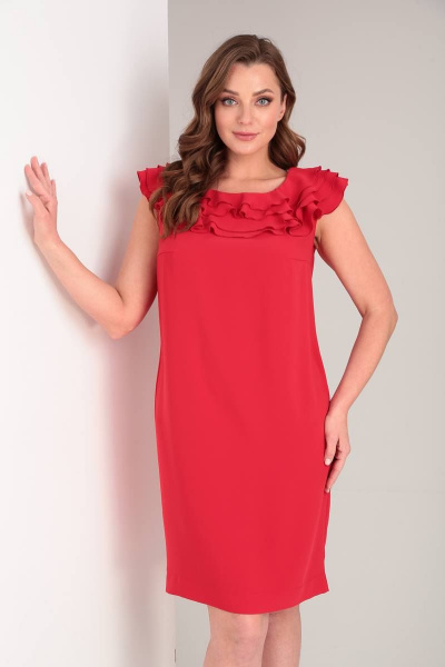 Платье SVT-fashion 458 красный - фото 6