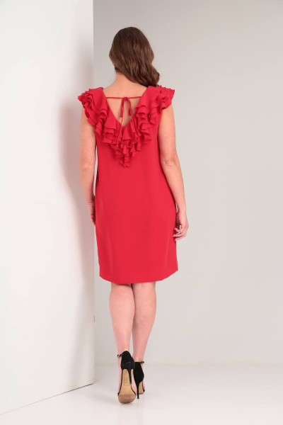 Платье SVT-fashion 458 красный - фото 5