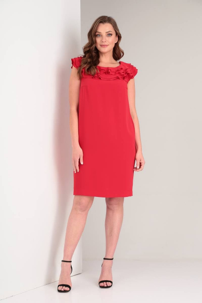 Платье SVT-fashion 458 красный - фото 3
