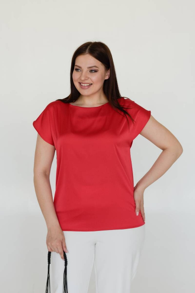 Блуза LindaLux 1076 красный - фото 1