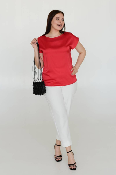 Блуза LindaLux 1076 красный - фото 4