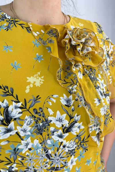 Блуза LindaLux 1227 желтый - фото 4