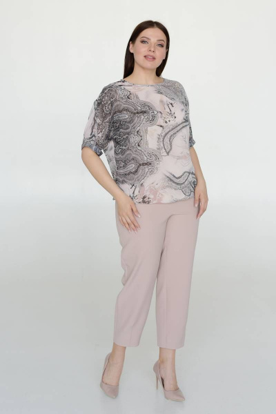 Блуза LindaLux 1229 нежно-розовый - фото 5