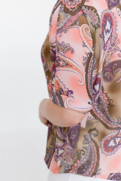 Блуза LindaLux 1229 розово-коричневый - фото 5