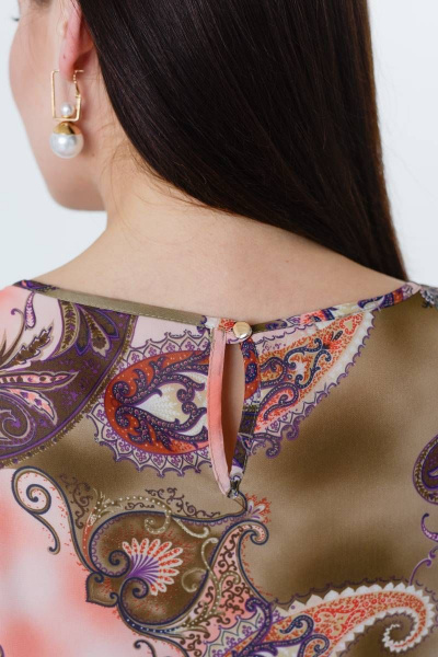 Блуза LindaLux 1229 розово-коричневый - фото 4