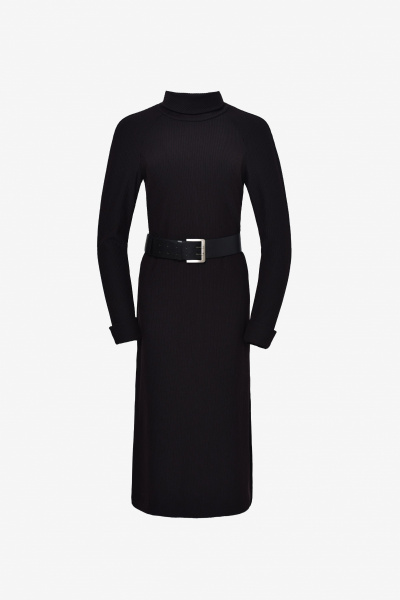 Платье Elema 5К-11321-1-164 чёрный/бордовый - фото 1