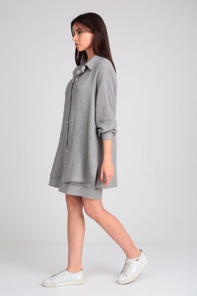 Блуза, шорты Диомант 1792 серый - фото 10