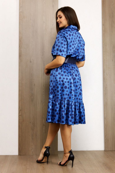 Платье Condra 4359 голубой-синий - фото 6