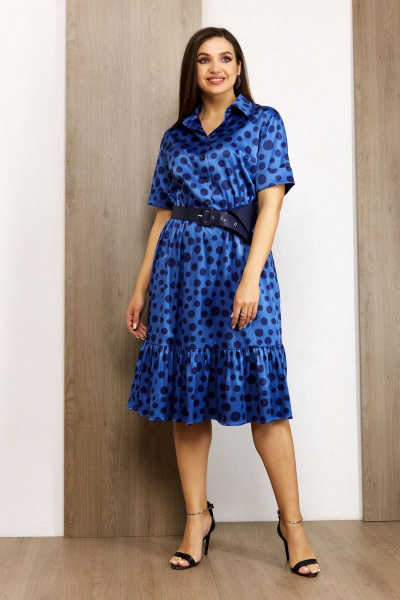 Платье Condra 4359 голубой-синий - фото 4